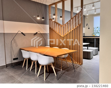 Coworking space, home office, space for freelancers and entrepreneurs to work and hold business meetings Coworking space, home office, space for freelancers and entrepreneurs to work and hold business meetings 138221460
