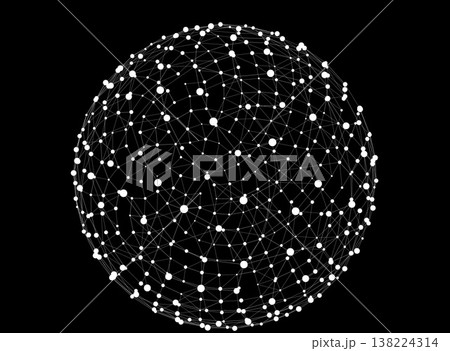球体の素材 138224314
