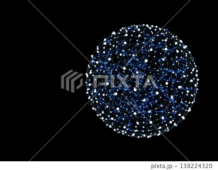 球体の素材 138224320