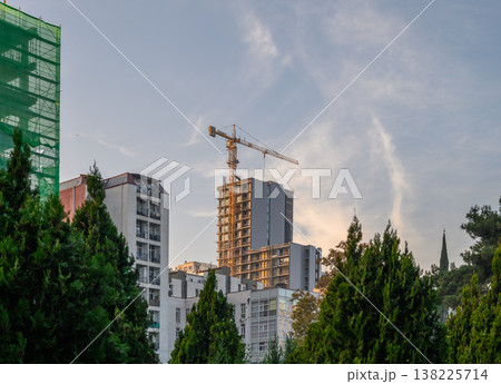 Urban Development in Progress - Saburtalo Construction Urban Development in Progress - Saburtalo Construction 138225714