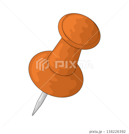 Illustration of Pushpin Illustration of Pushpin 138226392
