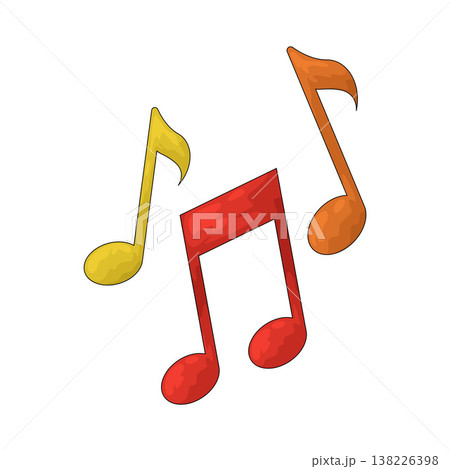 Illustration of Music Note 138226398