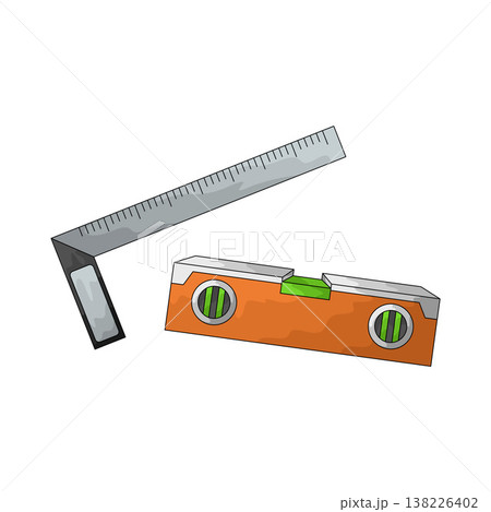 Illustration of Measuring Tools 138226402