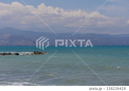 Mediterranean Sea and Majestic Mountains on Cyprus Island Mediterranean Sea and Majestic Mountains on Cyprus Island 138226428