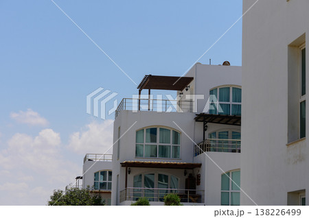 White Mediterranean-Style Villas with Sea View in White Mediterranean-Style Villas with Sea View in 138226499