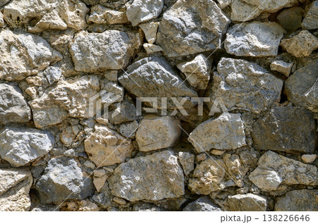 Old Stone Castle Wall Texture Background Old Stone Castle Wall Texture Background 138226646