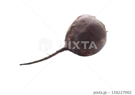 Boiled beetroot for salad on white background Boiled beetroot for salad on white background 138227002