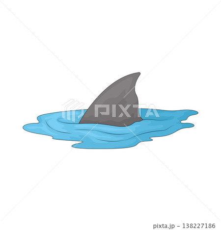 Illustration of Shark Fin 138227186