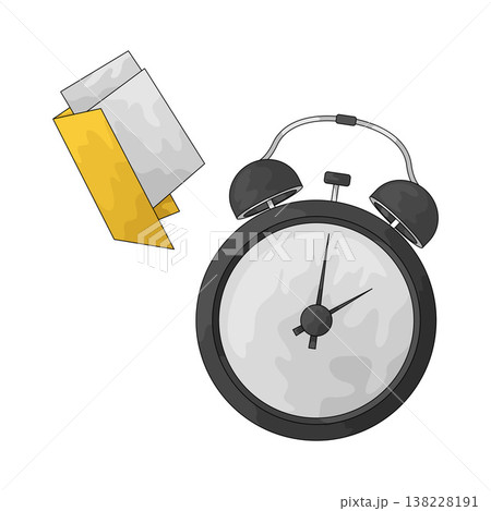 Illustration of Clock Pressure 138228191