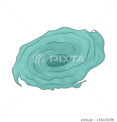 Illustration of space vortex 138228206