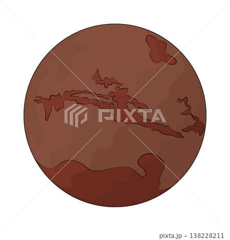 Illustration of Mars  138228211