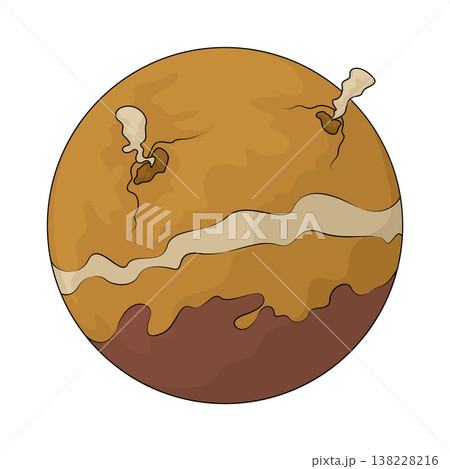 Illustration of Geyser Illustration of Geyser 138228216