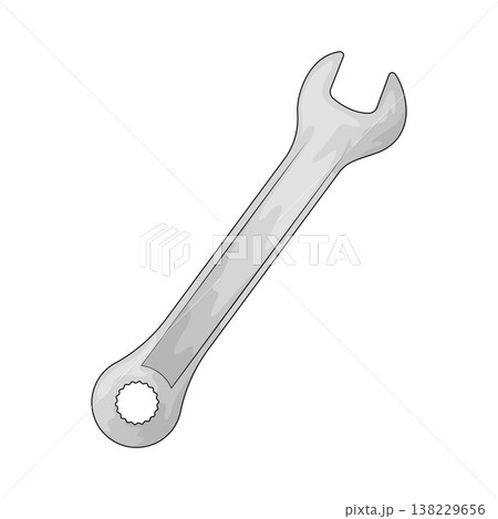Illustration of Wrench Illustration of Wrench 138229656