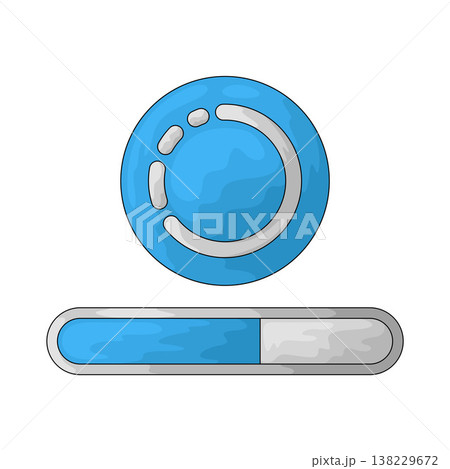 Illustration of Loading Progress 138229672