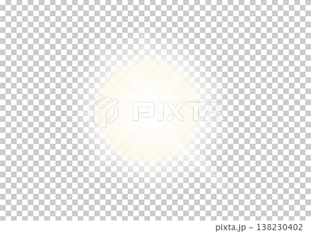 夏の日差し太陽エフェクトイラスト 138230402