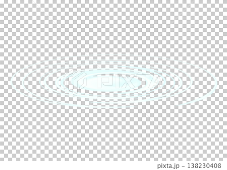 Colored ripple effect illustration - refreshing blue color Colored ripple effect illustration - refreshing blue color 138230408