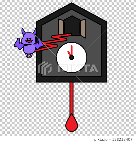 A minimalist design featuring an illustration of a bat and a pendulum clock, evoking an eerie atmosphere and horror. A minimalist design featuring an illustration of a bat and a pendulum clock, evoking an eerie atmosphere and horror. 138232407