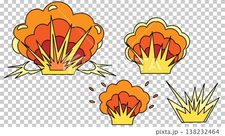 爆炸特效插畫集:滑稽的爆炸與衝擊波 爆炸特效插畫集:滑稽的爆炸與衝擊波 138232464