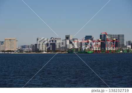 青海コンテナ埠頭、東京港クルーズにて東京みなと丸から 138232719