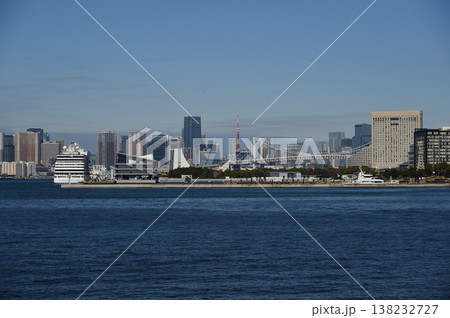 東京港風景、東京港クルーズにて東京みなと丸から 東京港風景、東京港クルーズにて東京みなと丸から 138232727