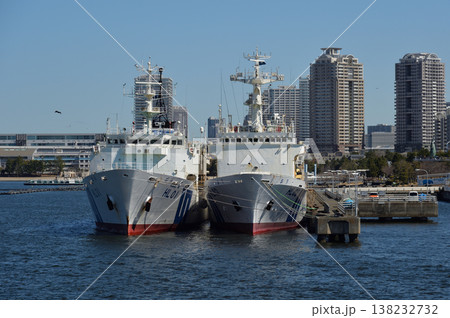 海上保安庁の測量船、、東京港クルーズにて東京みなと丸から 138232732