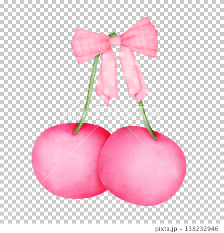 Cherry fruit cute 138232946