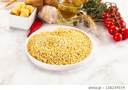 Dry raw wheat pasta - ptitim Dry raw wheat pasta - ptitim 138234554