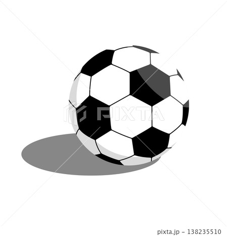 Soccer ball icon for Football 2026 competition design. Graphic element for World Cup 26 tournament 138235510