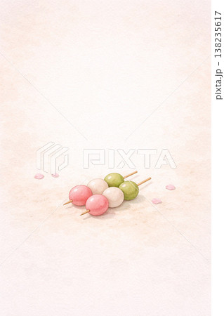 団子シリーズ:小さな団子のミニマル背景素材 団子シリーズ:小さな団子のミニマル背景素材 138235617