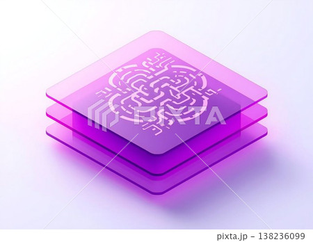 安定した構造と信頼性を表現した抽象コンセプトビジュアル 安定した構造と信頼性を表現した抽象コンセプトビジュアル 138236099