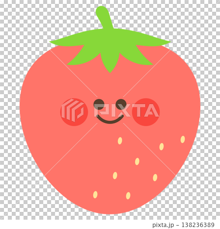 かわいいイチゴ 138236389