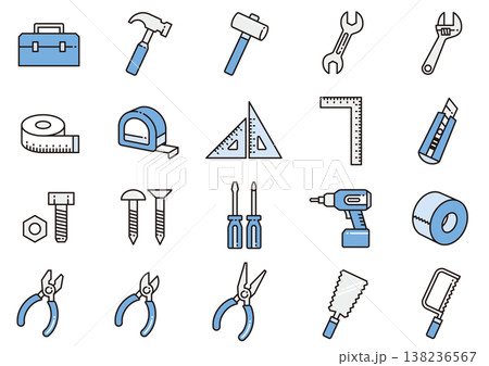 工具アイコン04 Tool icons 工具アイコン04 Tool icons 138236567