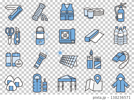 災害及災害預防圖示（10 個圖示） 138236571