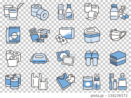 災害・防災アイコン11 Disaster Prevention icons 災害・防災アイコン11 Disaster Prevention icons 138236572