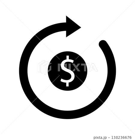 Return and Refund Icon vector design templates simple and modern concept isolated on white background 138236676