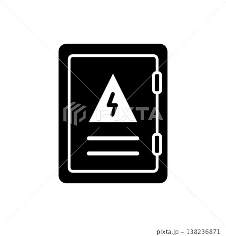 Electric Box Panel icon vector design templates 138236871