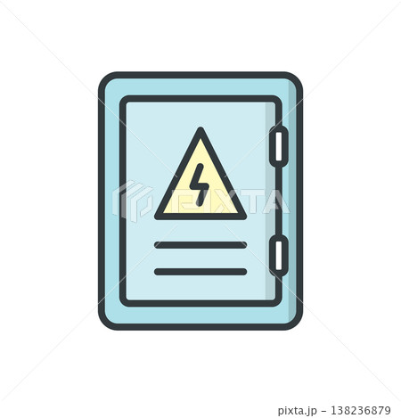 Electric Box Panel icon vector design templates Electric Box Panel icon vector design templates 138236879