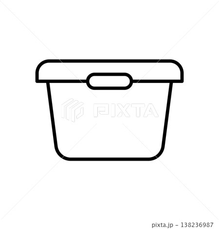 Food Container box icon vector design templates 138236987