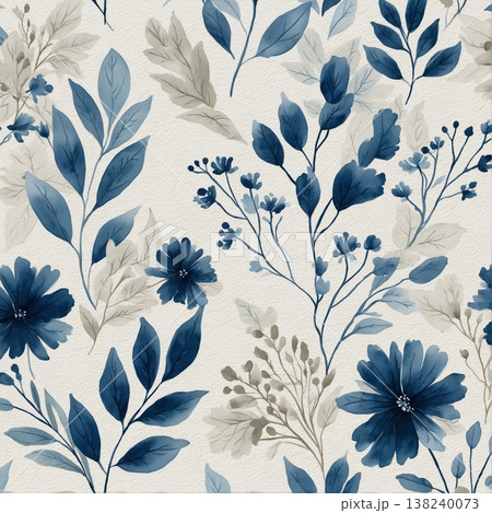 Collection of delicate watercolor wildflower seamless patterns with soft pastel and earthy tones Collection of delicate watercolor wildflower seamless patterns with soft pastel and earthy tones 138240073