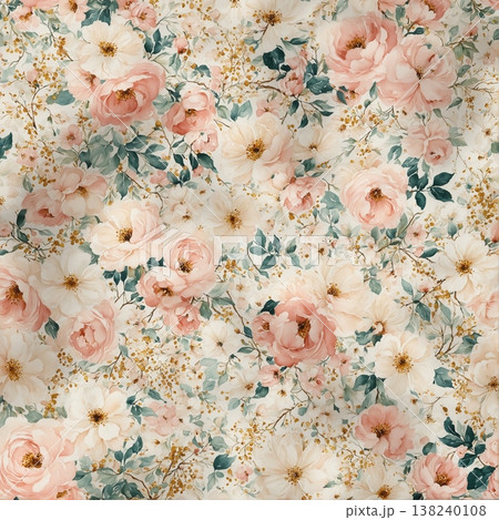 Collection of delicate watercolor wildflower seamless patterns with soft pastel and earthy tones Collection of delicate watercolor wildflower seamless patterns with soft pastel and earthy tones 138240108