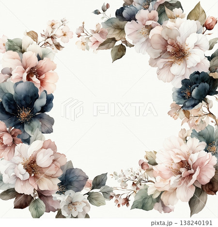 Collection of delicate watercolor wildflower seamless patterns with soft pastel and earthy tones Collection of delicate watercolor wildflower seamless patterns with soft pastel and earthy tones 138240191