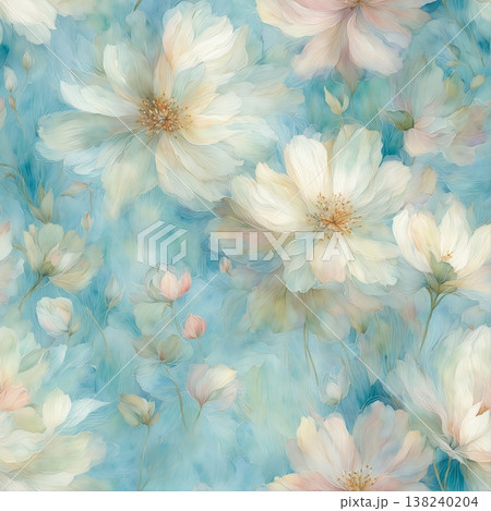 Collection of delicate watercolor wildflower seamless patterns with soft pastel and earthy tones Collection of delicate watercolor wildflower seamless patterns with soft pastel and earthy tones 138240204
