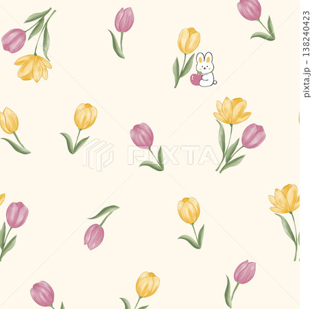 Collection of delicate watercolor wildflower seamless patterns with soft pastel and earthy tones Collection of delicate watercolor wildflower seamless patterns with soft pastel and earthy tones 138240423
