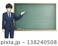 説明する男性新入社員 138240508