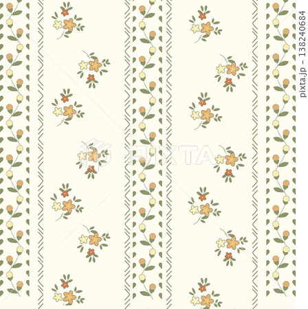 Collection of delicate watercolor wildflower seamless patterns with soft pastel and earthy tones Collection of delicate watercolor wildflower seamless patterns with soft pastel and earthy tones 138240684