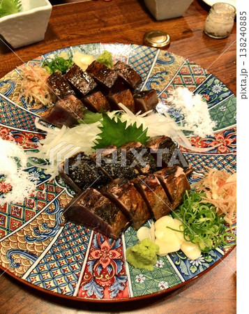 カツオのたたきが出る宴会 カツオのたたきが出る宴会 138240885