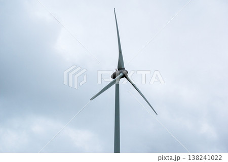 Wind Turbine in a Rural Landscape on a Cloudy Day Wind Turbine in a Rural Landscape on a Cloudy Day 138241022
