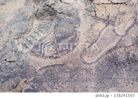 Abstract Natural Texture of Sand Ripples Close Up 138241503