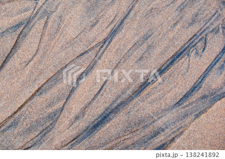 Abstract Sand Ripples Texture Pattern Close Up Abstract Sand Ripples Texture Pattern Close Up 138241892