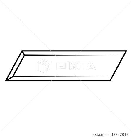 template for text, interface element button, stylized image of an eraser 138242018